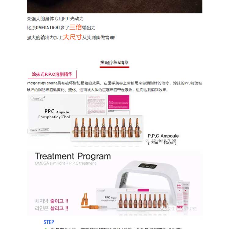 OMEGA Slim Light LED復(fù)合光療儀(圖6)